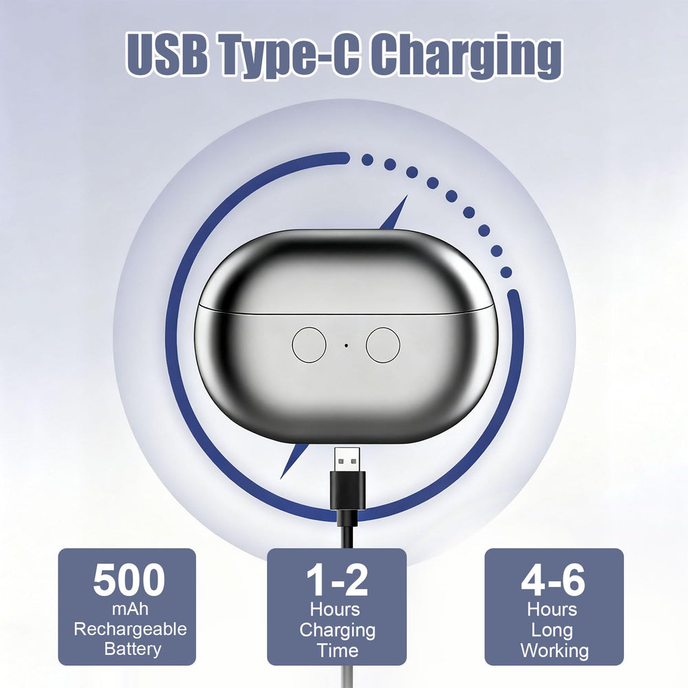 Electric Nail Clipper USB rechargeable for cordless convenience.