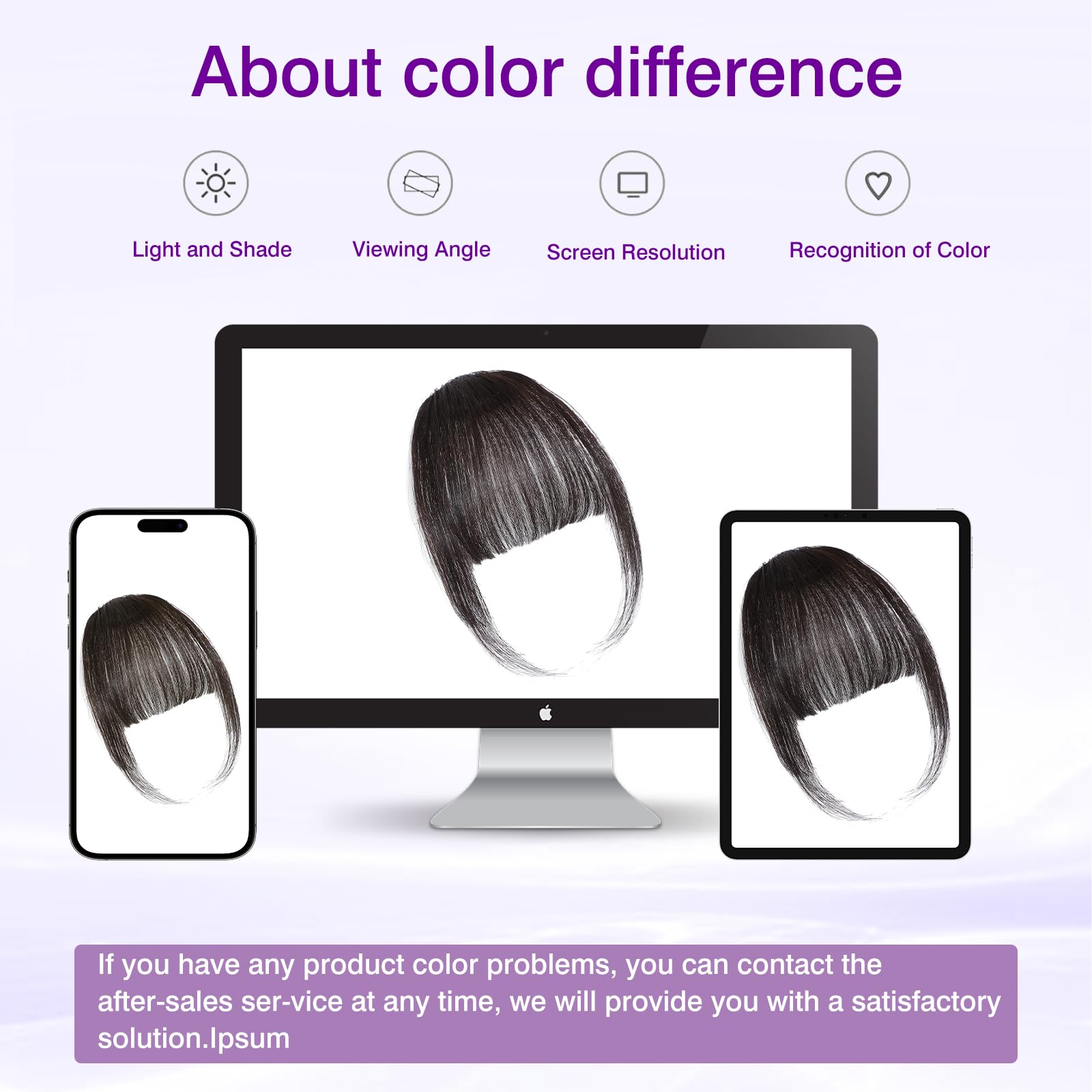 ELEFOCUS clip-in bangs suit daily wear, parties, weddings.