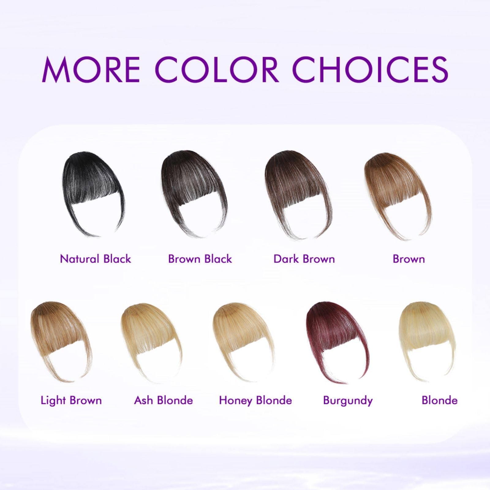 ELEFOCUS dark brown clip demonstrates natural color match for daily looks