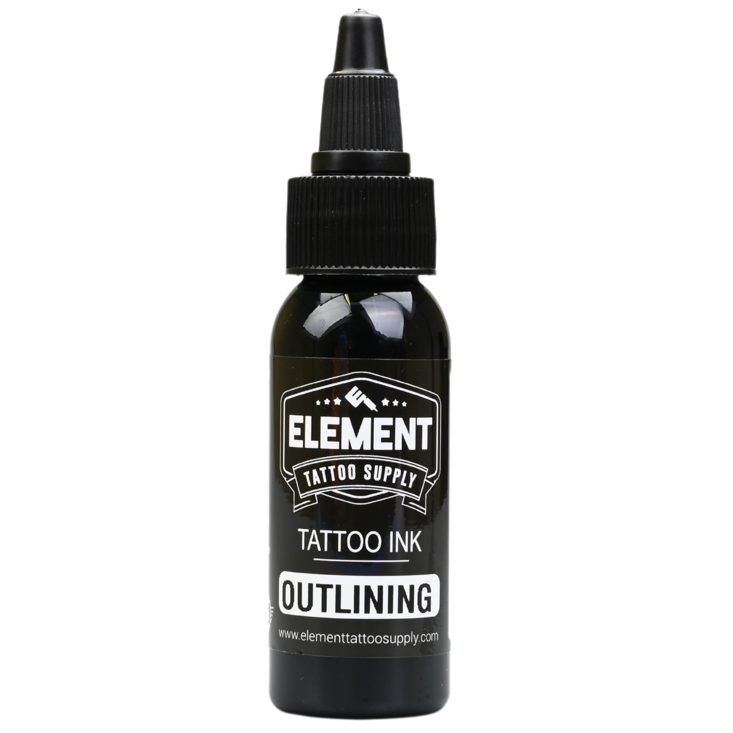 Element Tattoo Supply Nighthawk Black: seguro para piel humana gracias a su composición.
