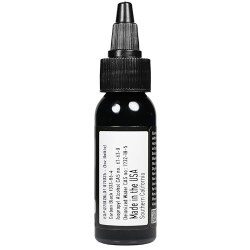 Element Tattoo Supply Nighthawk Black: sombreado suave para transiciones de grises.