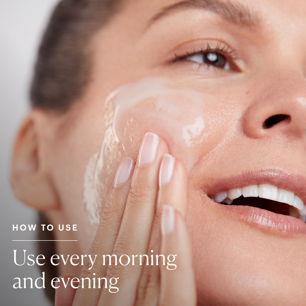 Moringa oil component provides calming nourishment in the cleanser
