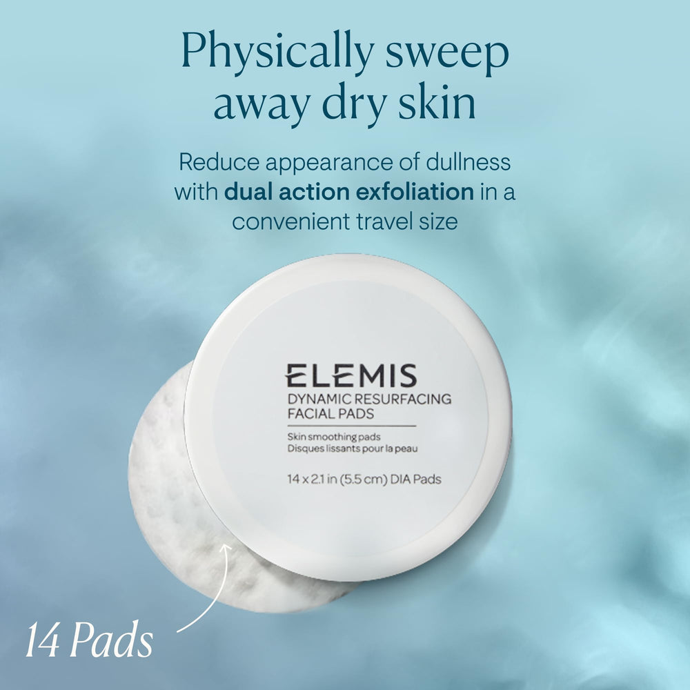 ELEMIS Dynamic Resurfacing Pads smooth side closeup for even skin.