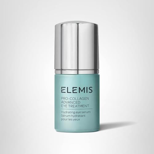 Elemis premium packaging box and slim bottle setup for eye treatment