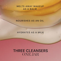 ELEMIS Pro-Collagen Black Cherry Cleansing Balm makeup remover that dissolves makeup easily.