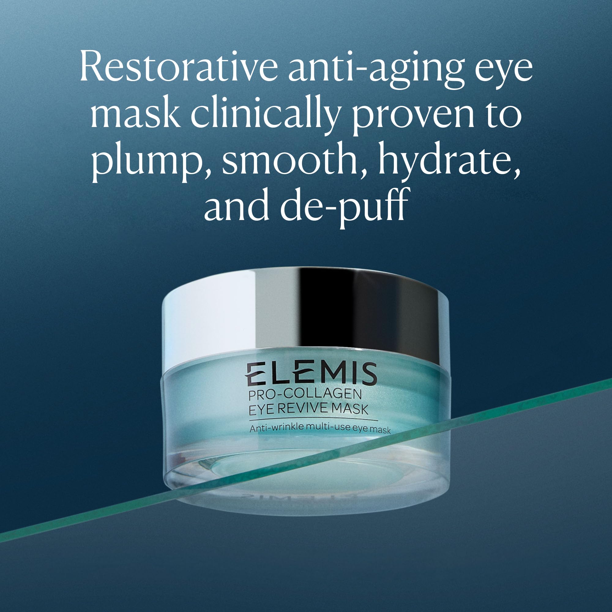 Elemis Pro-Collagen Eye Revive Mask plumps the eye contour gently.