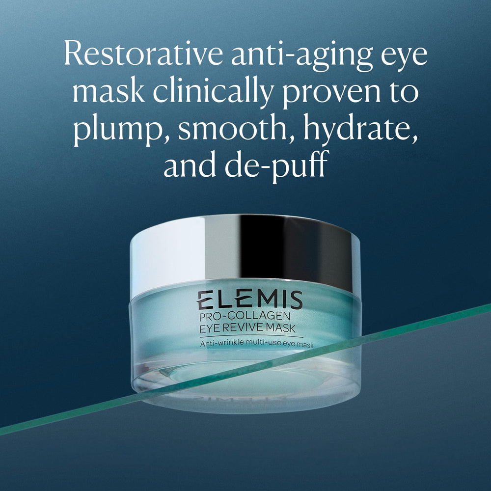 Elemis Pro-Collagen Eye Revive Mask plumps the eye contour gently.