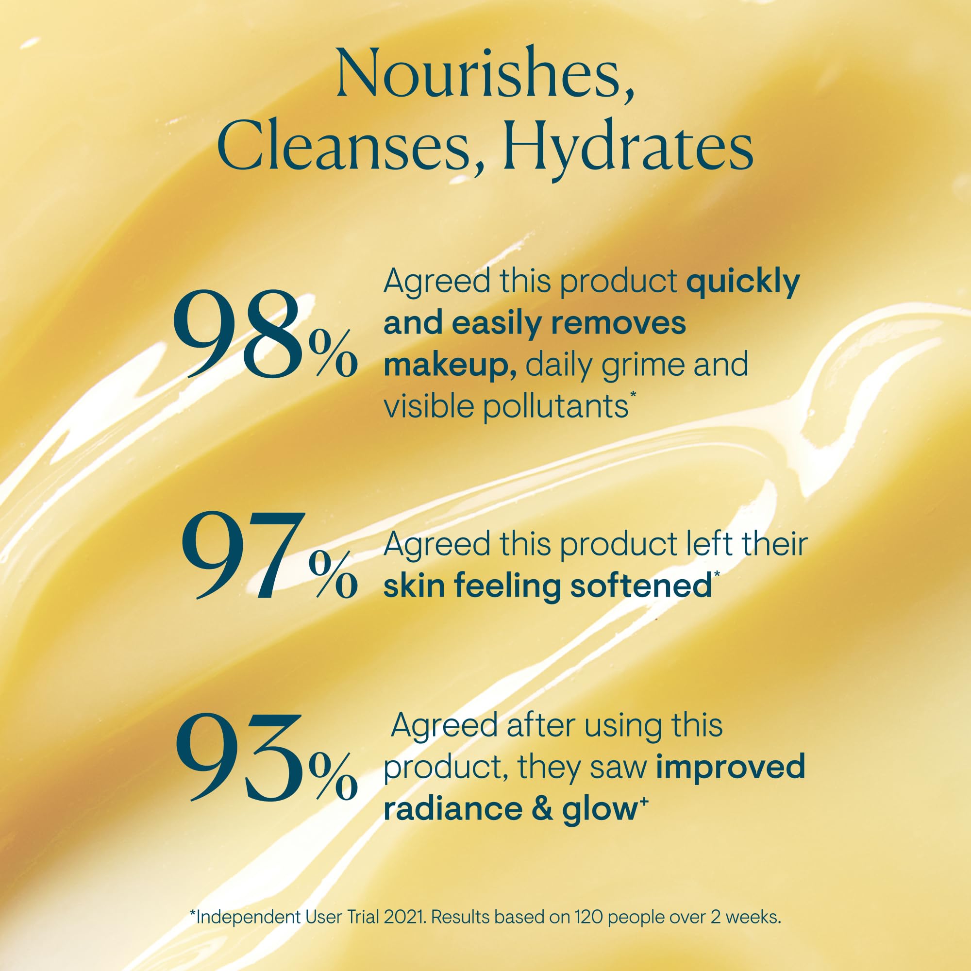 Cleansing balm applied on neck and décolleté during a gentle massage