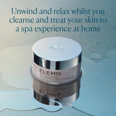 Face application of Elemis cleansing balm for makeup removal and skin softening