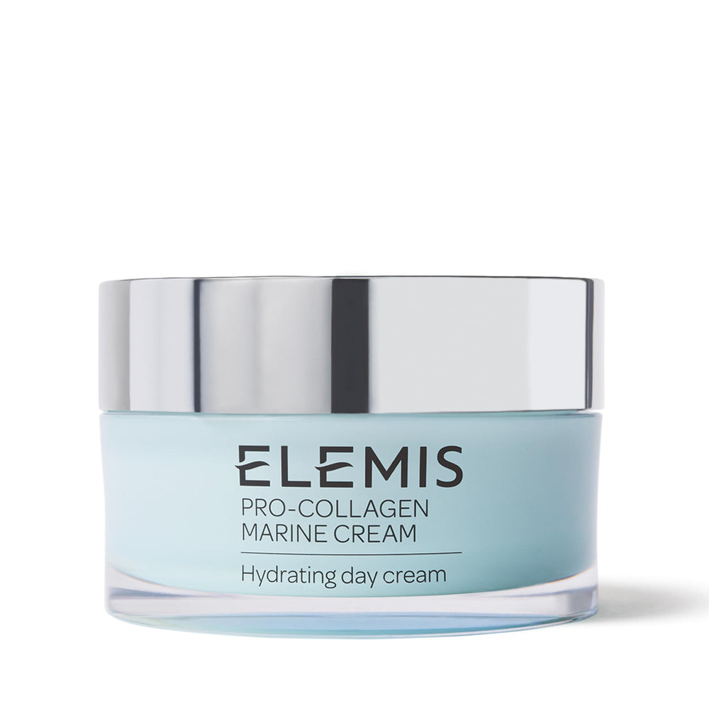 ELEMIS Pro-Collagen Marine Cream jar front for daily hydration and smoothing.