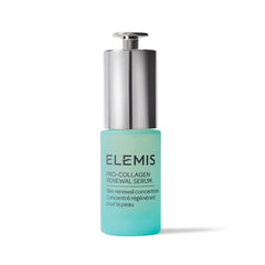 Elemis Pro-Collagen Renewal Serum bottle 15ml with dropper for smoother skin