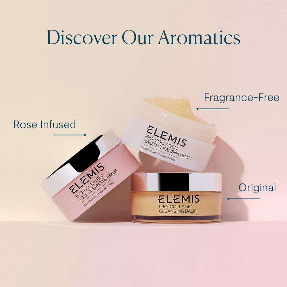 ELEMIS Pro-Collagen Rose Cleansing Balm leaves a comfortable after-use glow.