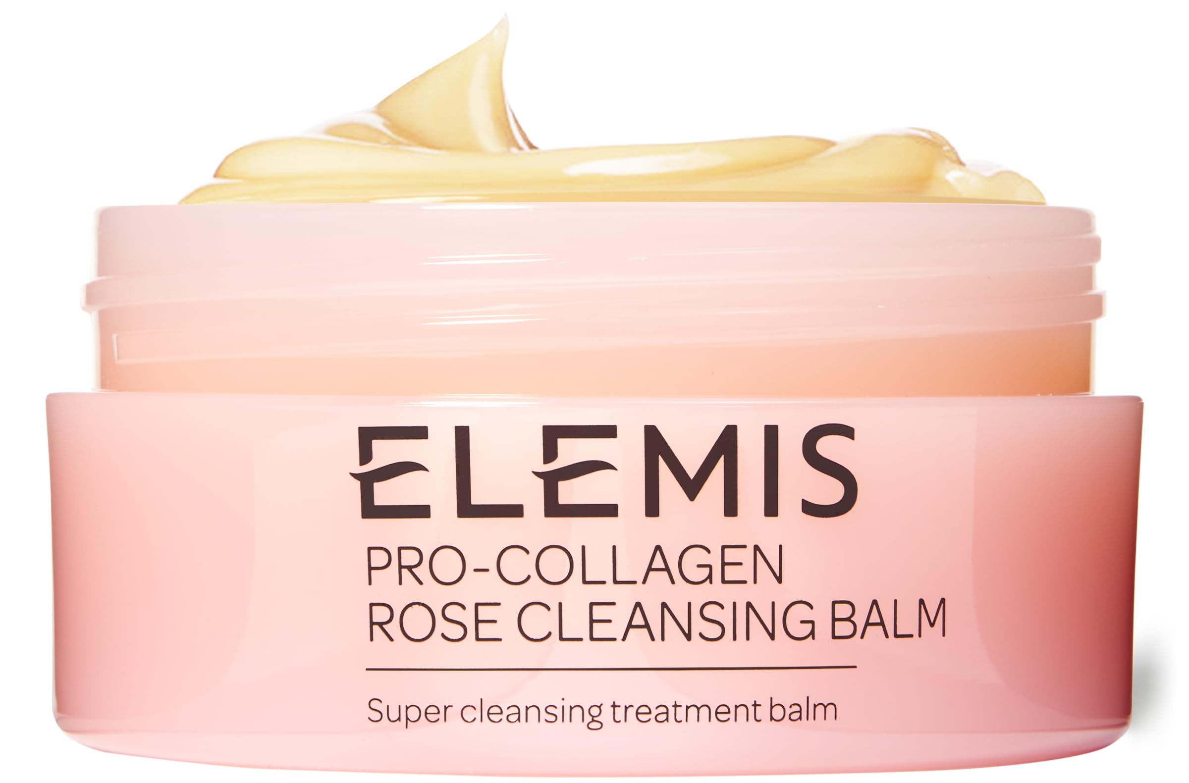 ELEMIS Pro-Collagen Rose Cleansing Balm melts makeup gently for clean skin without rubbing.