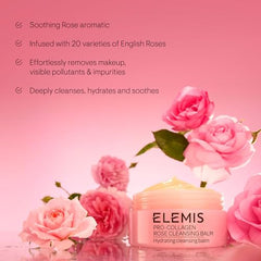 ELEMIS Pro-Collagen Rose Cleansing Balm texture close-up highlights velvety balm.