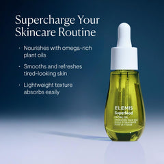 ELEMIS Superfood Facial Oil close-up reveals the 9-oil blend