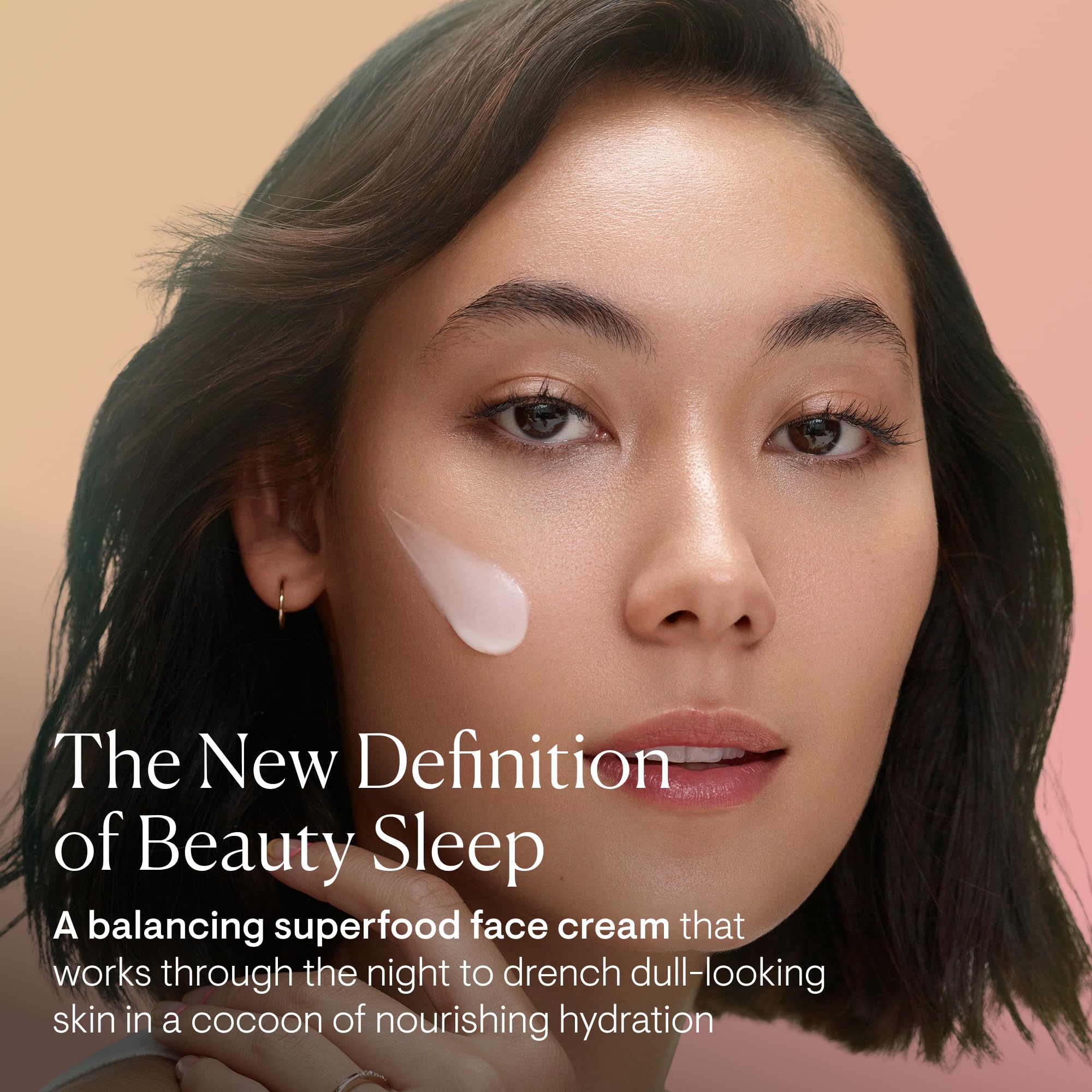 ELEMIS Superfood Midnight Facial being massaged into the face for nourishment