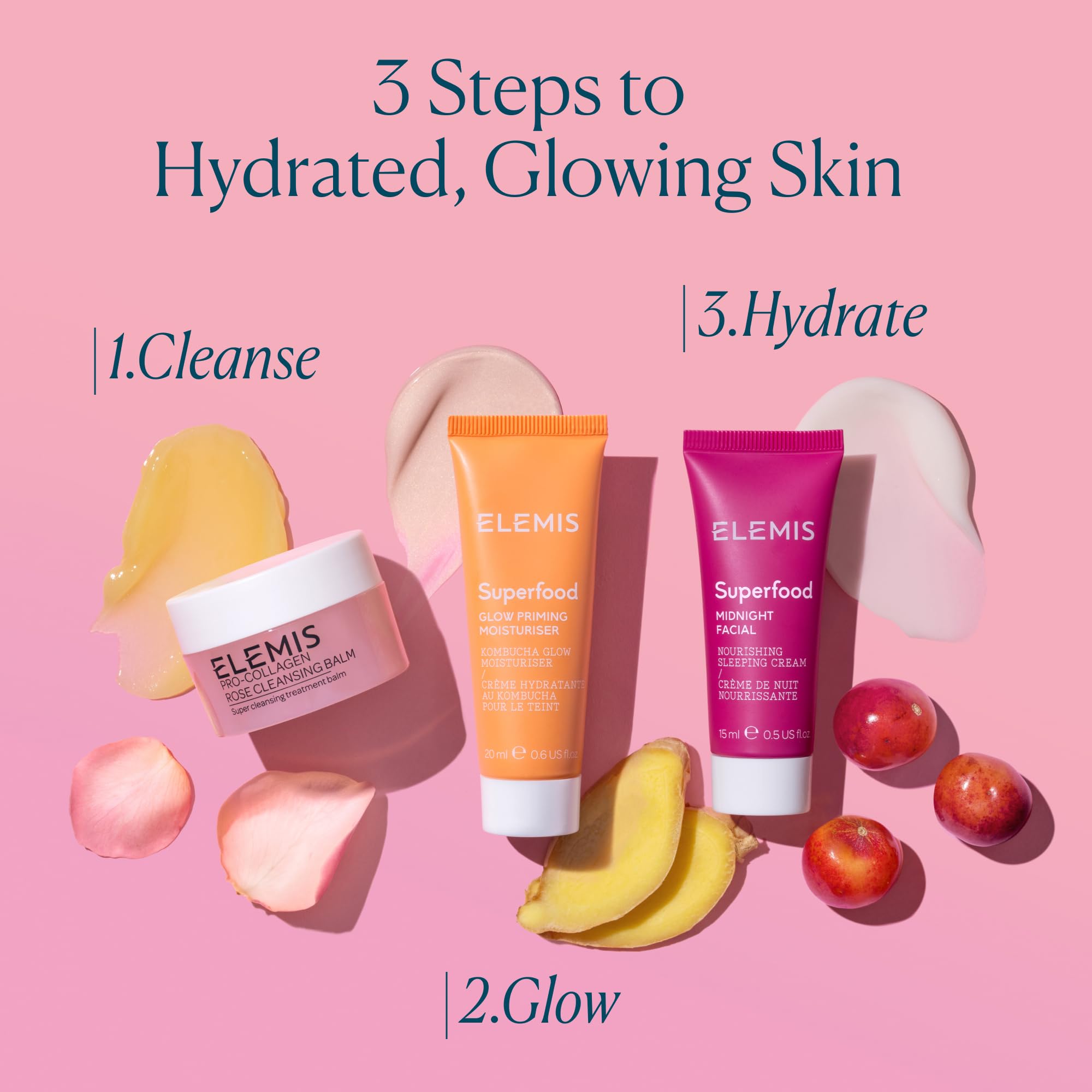 ELEMIS Superfood Midnight Facial with camu camu ingredient for vitamin C boost