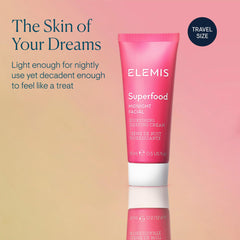 ELEMIS Superfood Midnight Facial texture swatch reveals creamy night cream