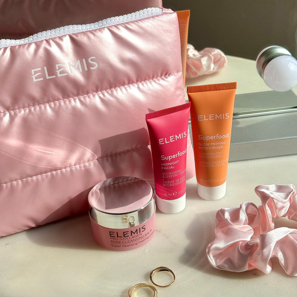 Applying Elemis Midnight Facial for overnight glow