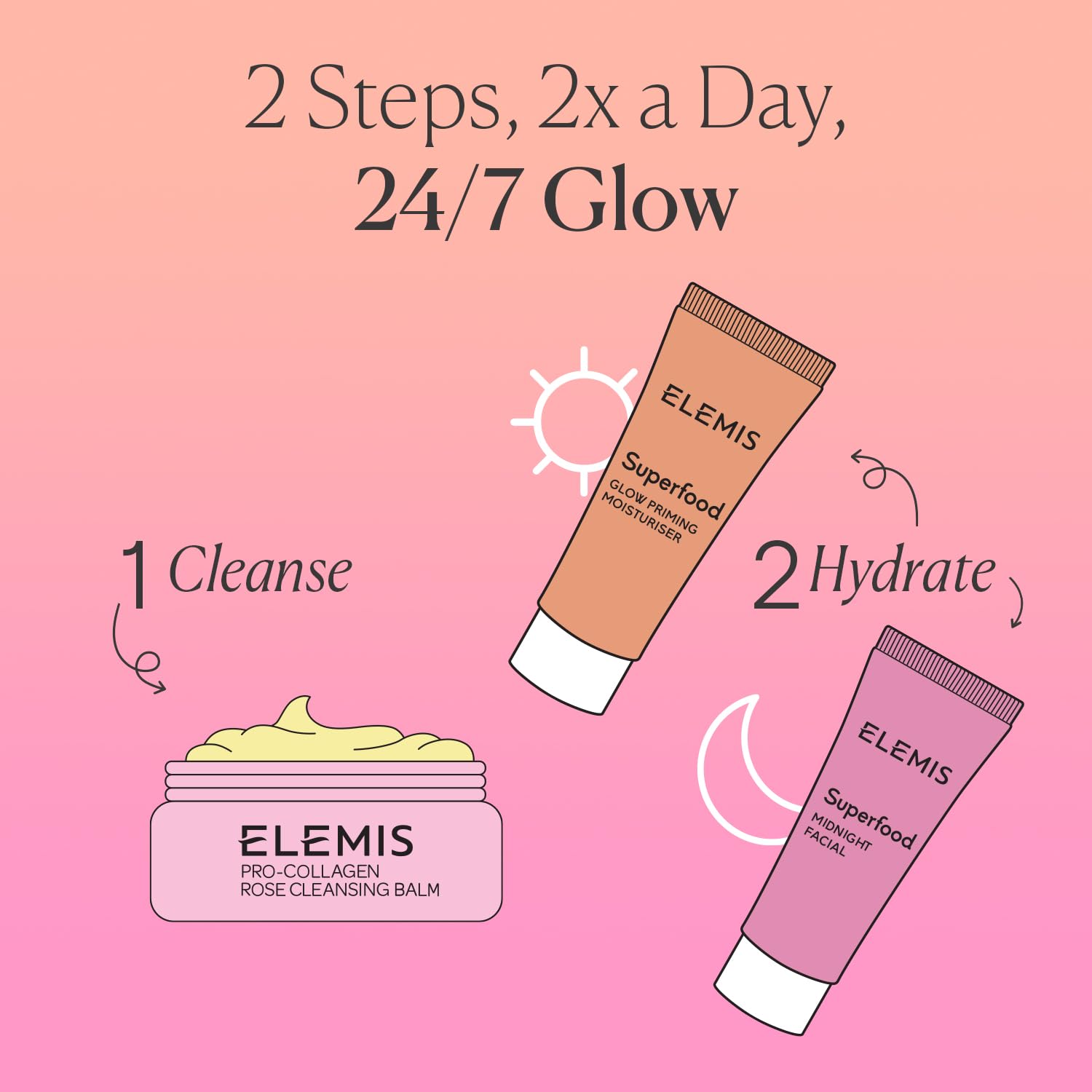 Close up of Elemis Rose Cleansing Balm texture for daily use