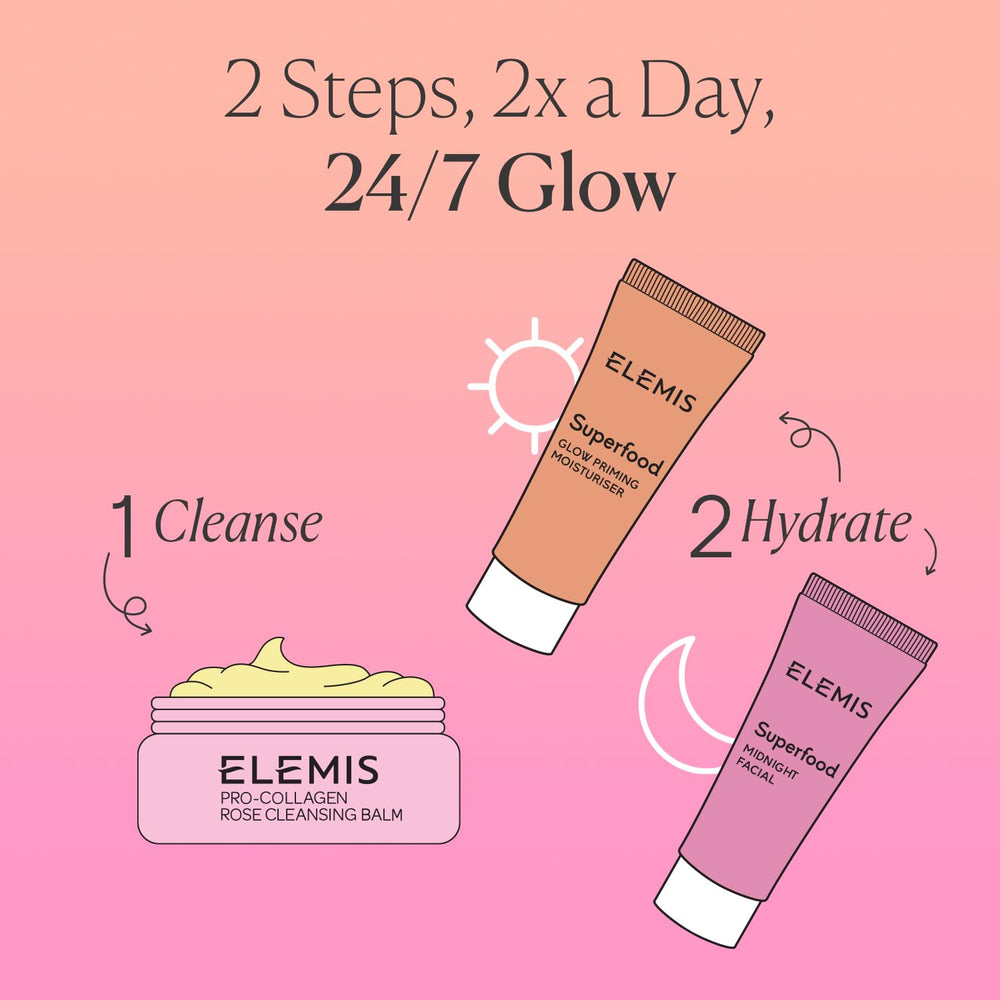Close up of Elemis Rose Cleansing Balm texture for daily use