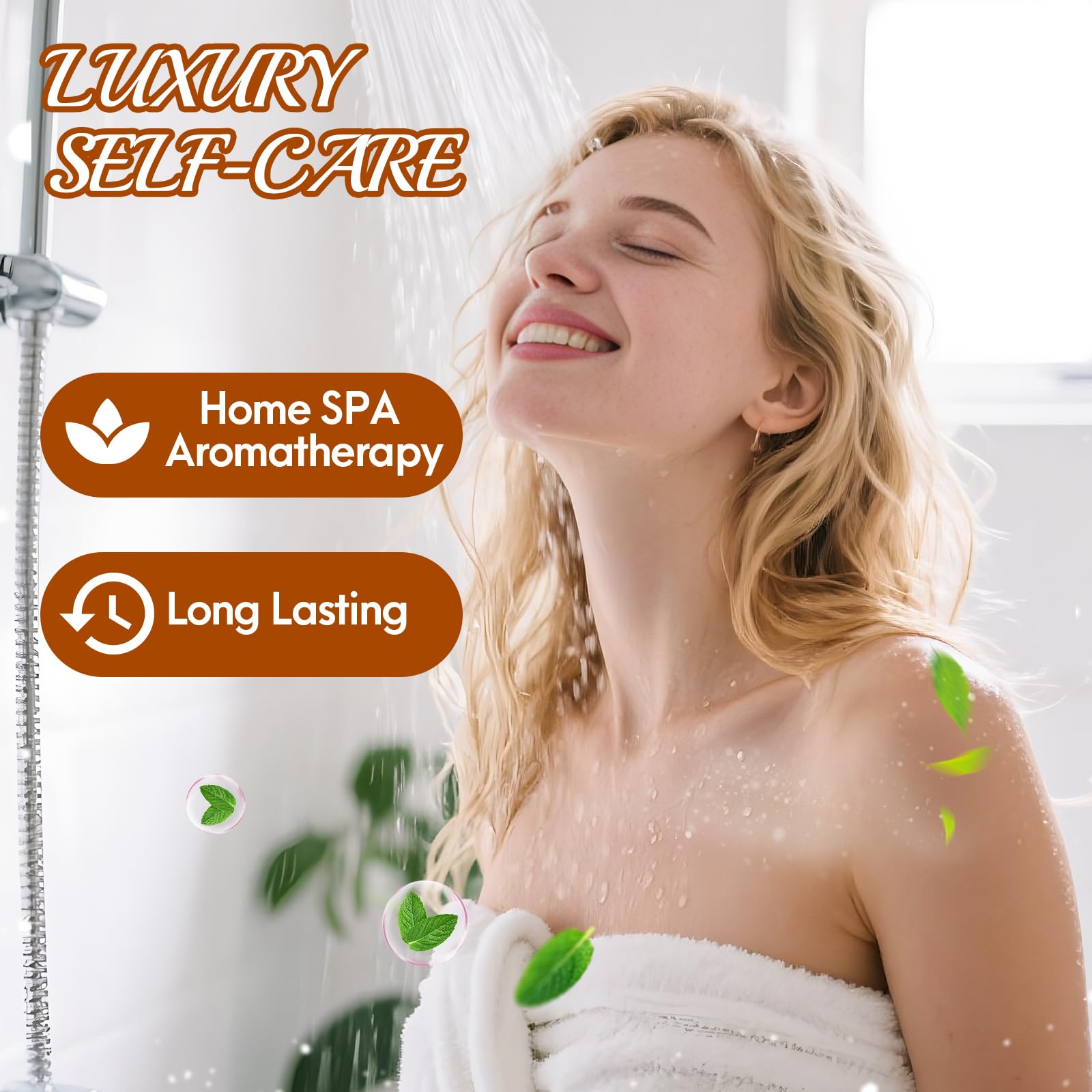 Eletorot Rose steamer creates a romantic ambiance in the shower space