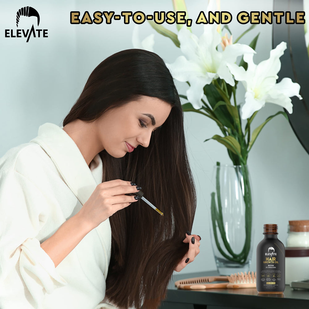 Elevate envase compacto: tamaño de viaje para cuidar tu cabello cada día.