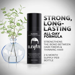 Elevate nebulización de fijación, spray ligero para cabello con control durante el día.
