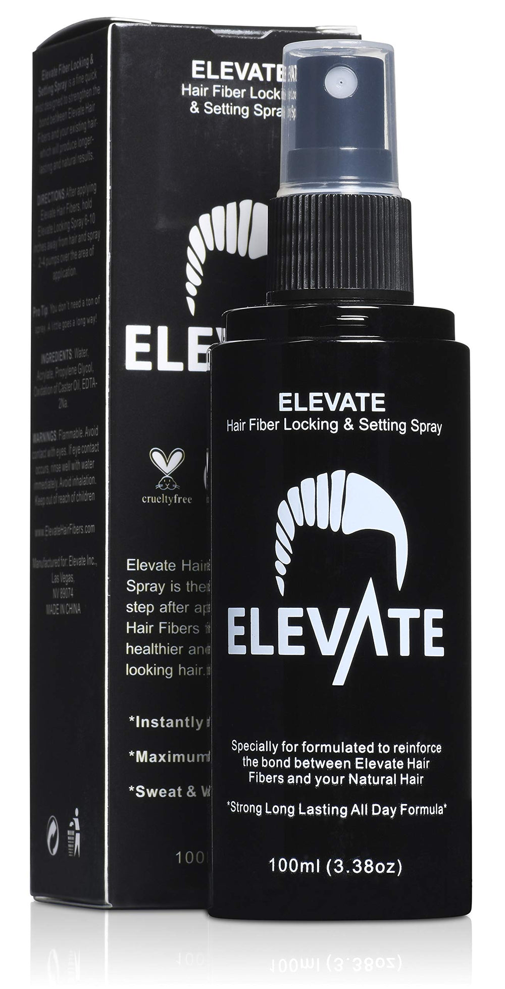 Elevate resultado duradero, mantiene el peinado a prueba de sudor.