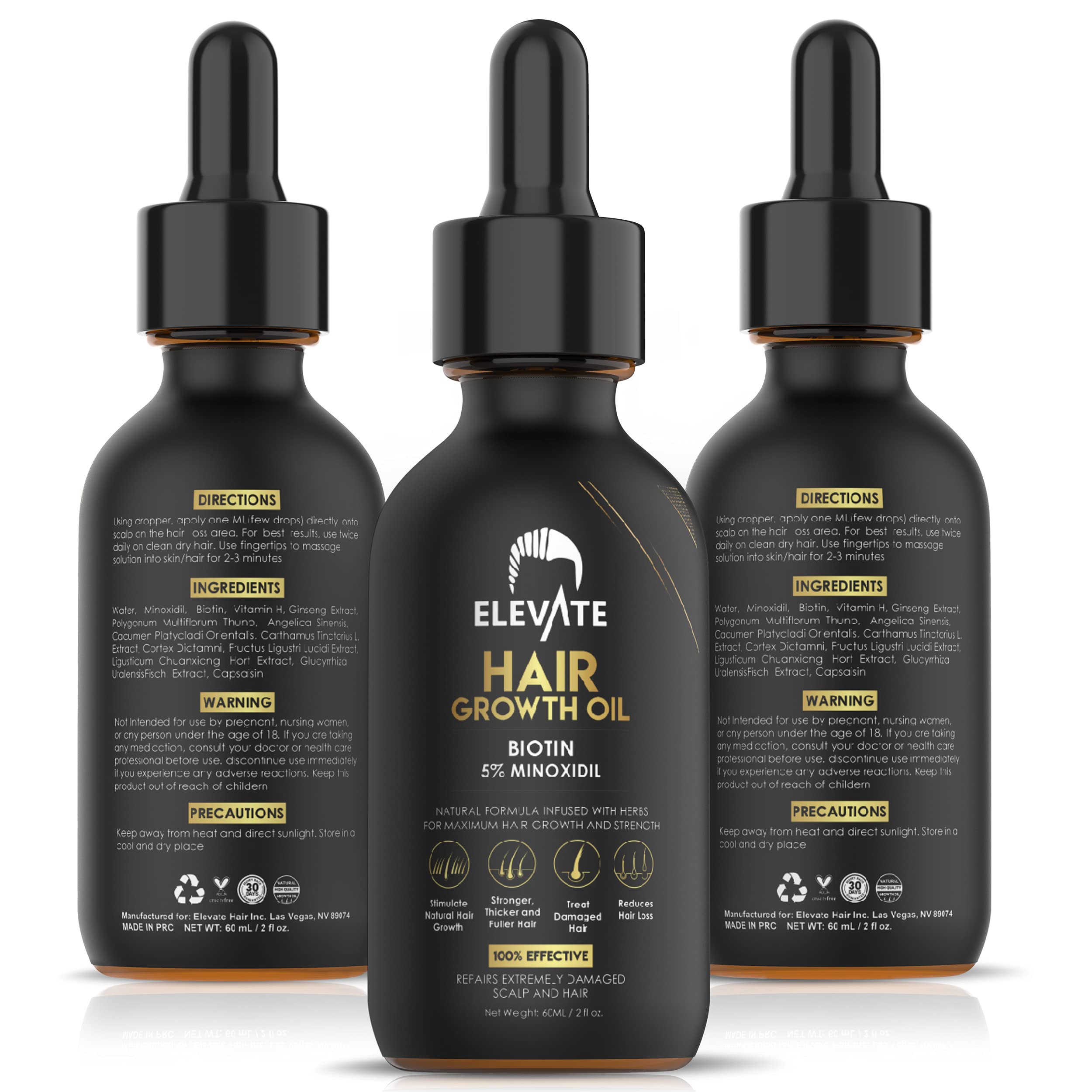 Elevate is suitable for both men and women seeking fuller hair.