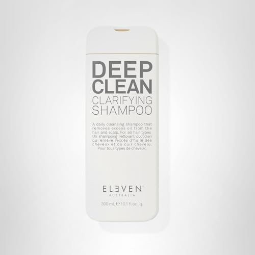 ELEVEN AUSTRALIA Deep Clean Clarifying Shampoo green tea extract adds fresh finish.