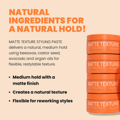 ELEVEN AUSTRALIA paste on hands creates movable, natural texture.
