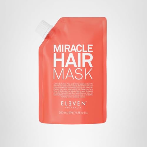 ELEVEN AUSTRALIA Miracle Hair Mask packaging showing 6.8 oz size and value