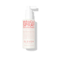 ELEVEN AUSTRALIA Miracle Leave-In bottle pour shows easy application and lightweight hydration