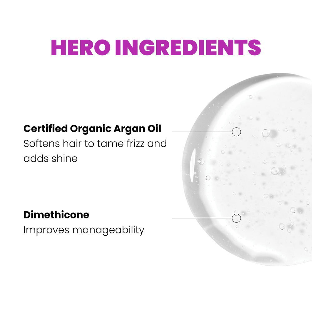 Dispense action of ELEVEN AUSTRALIA Smooth & Shine serum for easy application