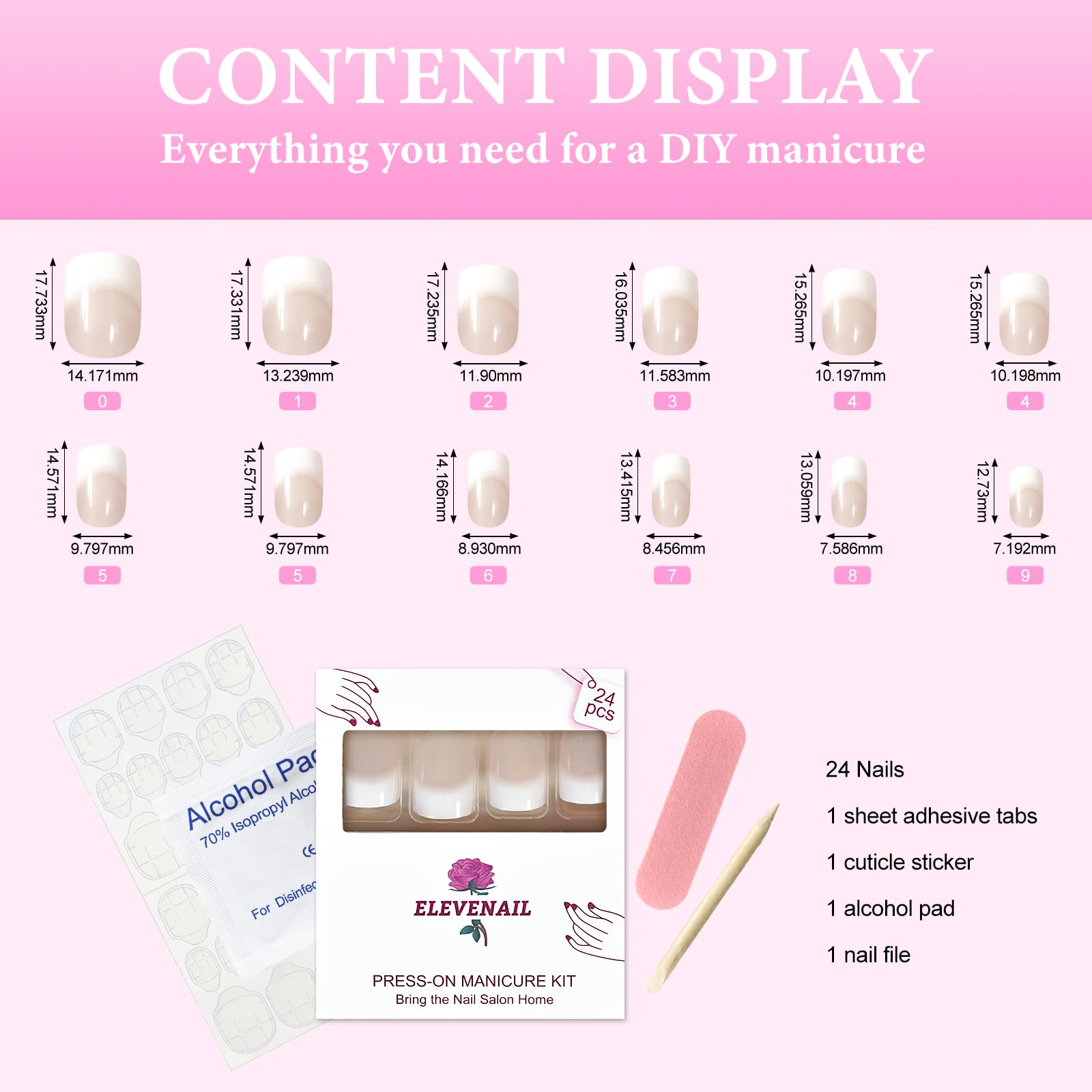 Elevenail packaging box with gift-like presentation for gifting.