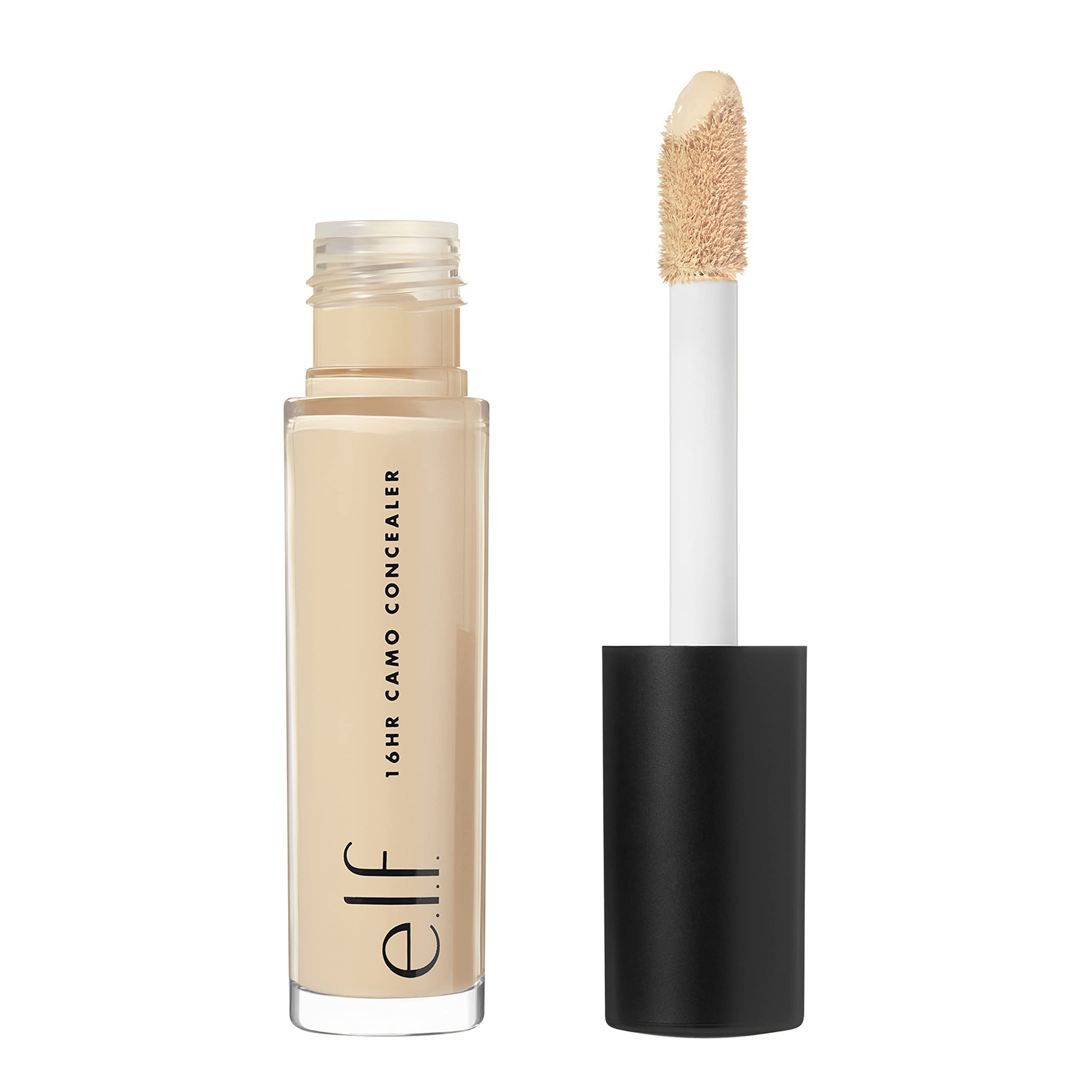 e.l.f. 16HR Camo Concealer bottle close-up showing full-coverage formula