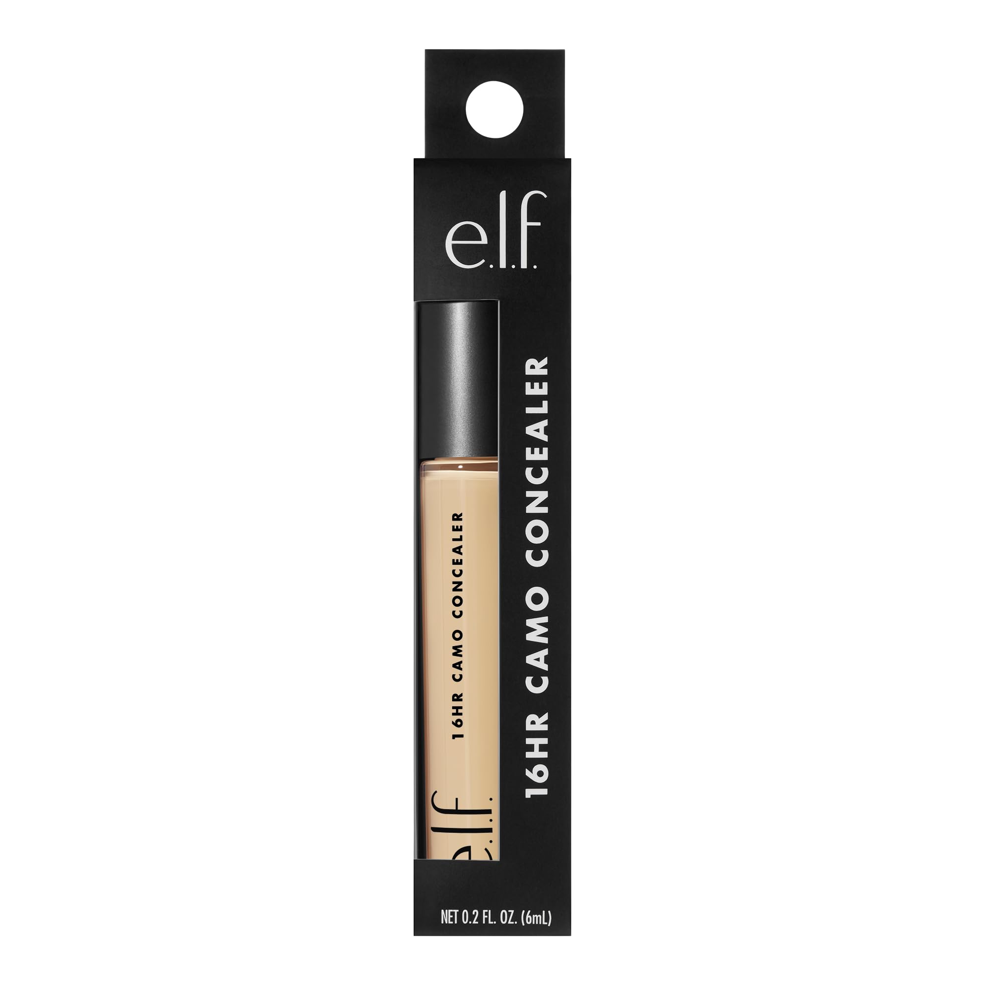 e.l.f. 16HR Camo Concealer matte finish on the face for a seamless look