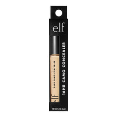 e.l.f. 16HR Camo Concealer swatch in medium warm for natural match