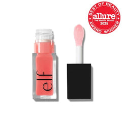 e.l.f. aceite nutritivo de albaricoque para labios suaves y hidratados.