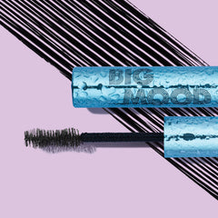 e.l.f. Big Mood Mascara efecto resistente al agua mantiene rizo y volumen todo el día.