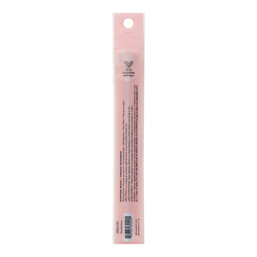 e.l.f. Blending Brush dome-head and fast-clean bristles support quick touch-ups.