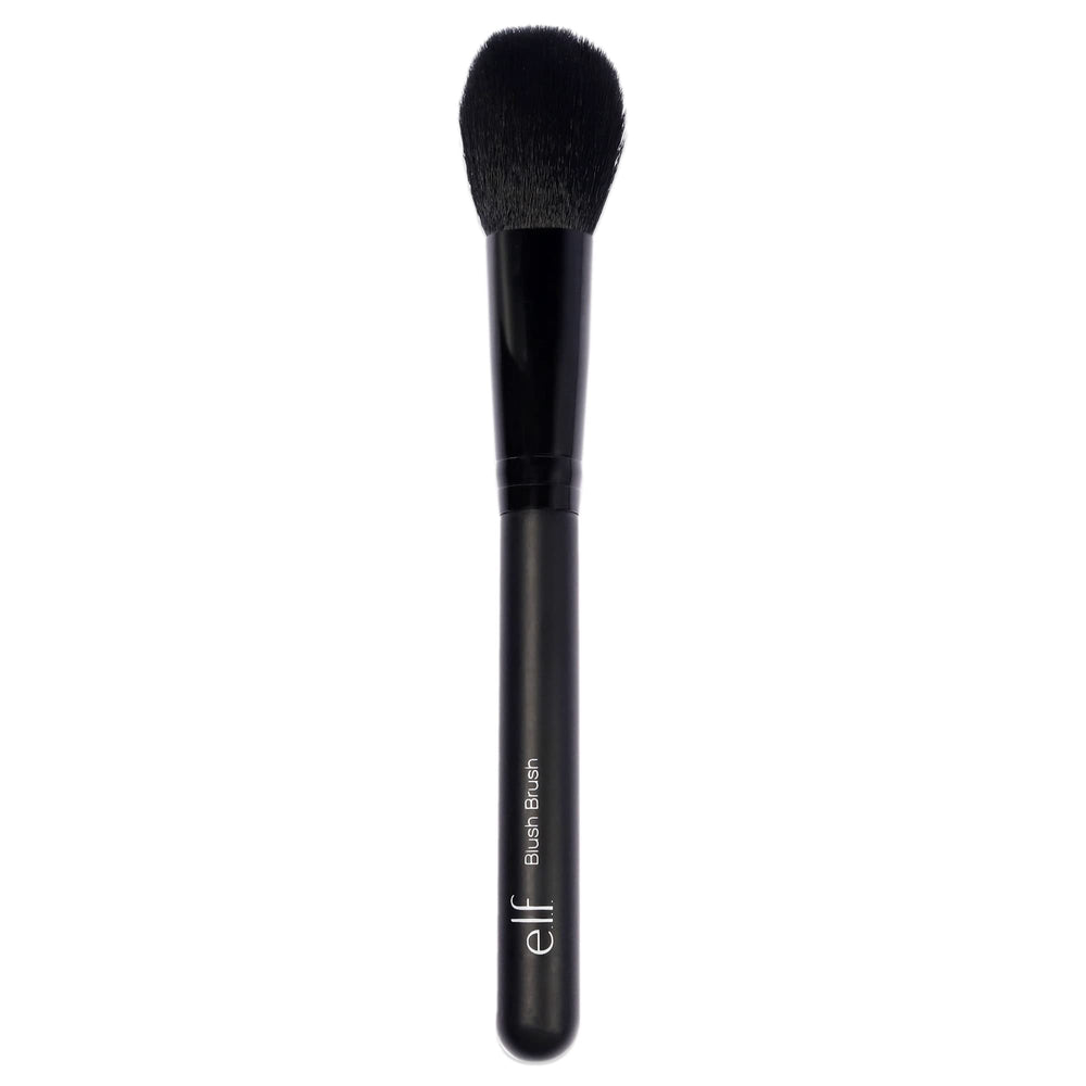 e.l.f. blush brush features tailored design for precise color placement.