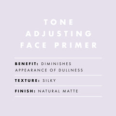 Close-up of swirl texture shows creamy lavender formula brightening tone.