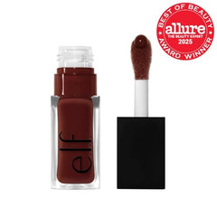 e.l.f. Glow Reviver Lip Oil, textura translúcida para un brillo suave y cómodo.