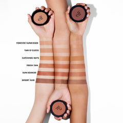 e.l.f. Bronceador acabado mate para un look natural.