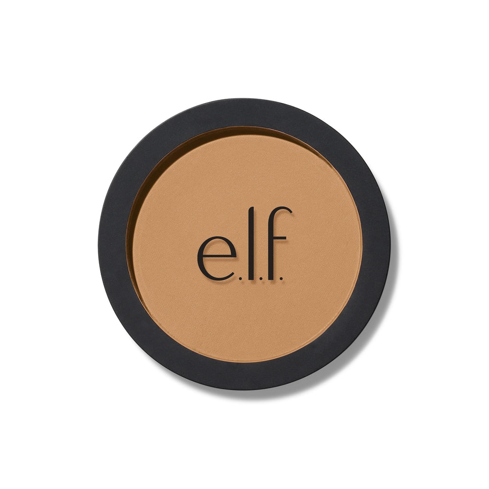 e.l.f. bronceador con primer, acabado mate duradero para piel suave.
