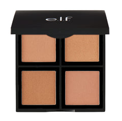 e.l.f. Paleta bronceadora con efecto bronceado suave para rostro y mejillas.