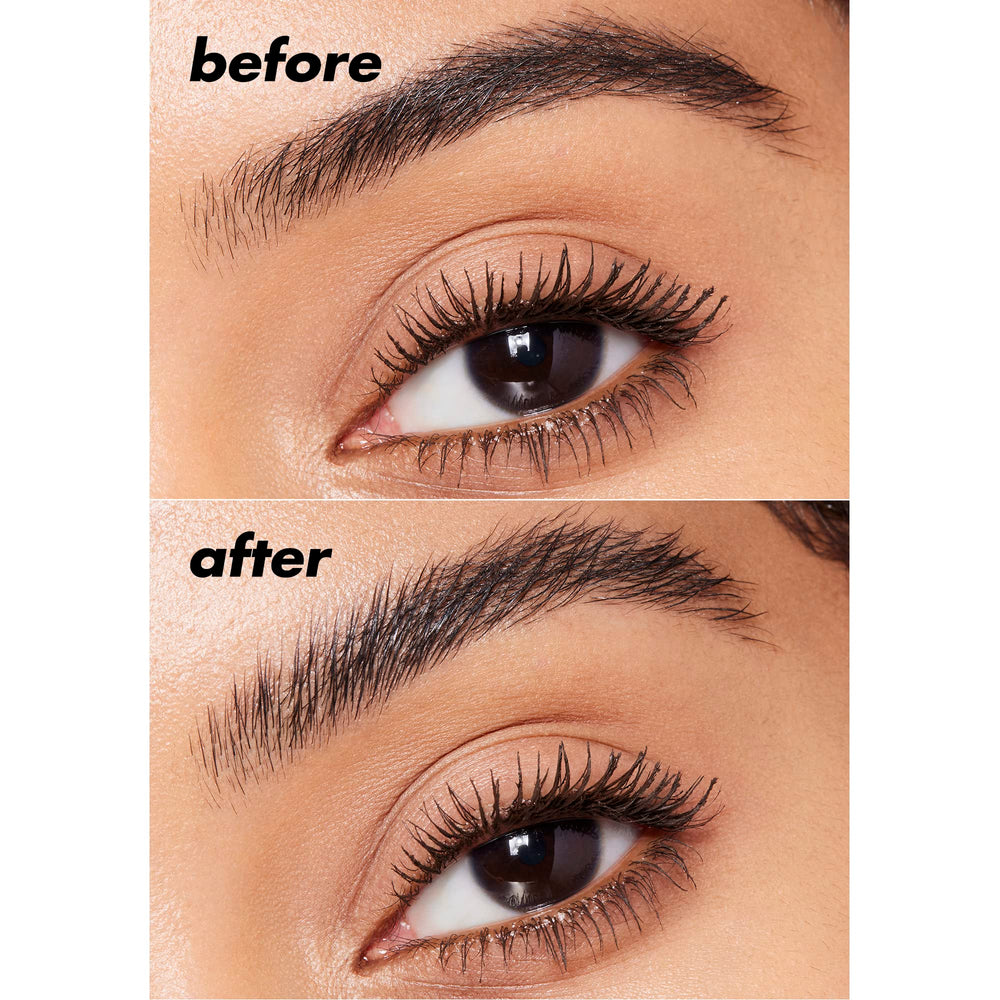 e.l.f. Brow Lift closeup of fluffy brows with natural finish