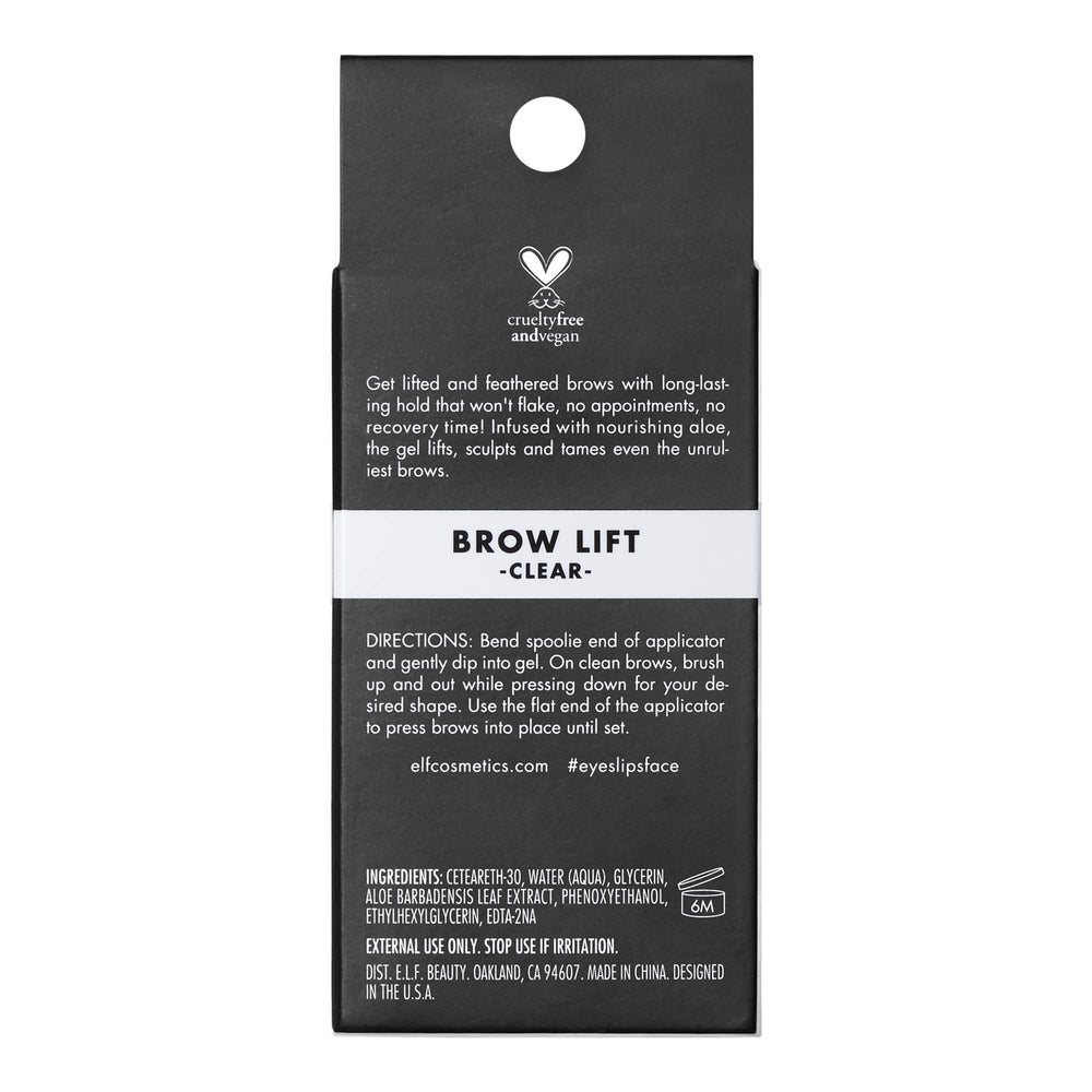 e.l.f. Brow Lift natural clear finish complements any skin tone